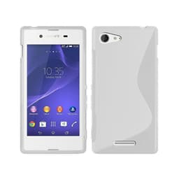 S-Line Silicone Cover til Sony Xperia E3 (D2203) : farve - hvid