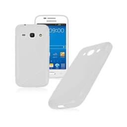S-Line Silicone Cover til Samsung Galaxy Core (GT-i8260) : farve - hvid