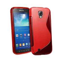 S-Line Silicone Cover til Samsung Galaxy S4 Active (GT-i9295) : farve - rød