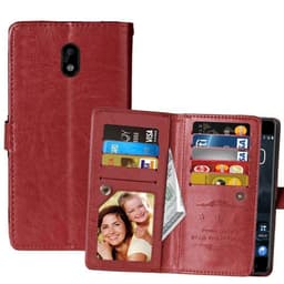 Dobbeltflip Flexi 9-kort Nokia 3 (TA-1032)  - brun