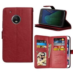 Dobbelt Flip Flexi 9-kort Motorola Moto G5 Plus (XT1683)  - brun