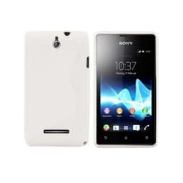 S Line silikon skal Sony Xperia E (c1505) Vit