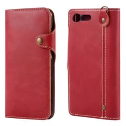 Retro lompakkokotelo Sony Xperia X Compact (F5321)  - punainen