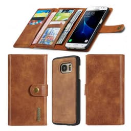 Lompakkotelo Tri-Fold 12-kortti Samsung Galaxy S7 (SM-G930F)  - ruskea