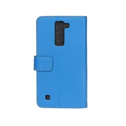 Lommebokdeksel 2-kort LG K8 2016 (K350N)  - Blå
