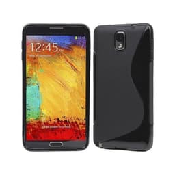 S-Line Silicone Cover til Samsung Galaxy Note 3 (SM-N9005) : farve - sort