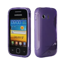 S-Line Silicone Cover til Samsung Galaxy Y (GT-s5360) : farve - lilla