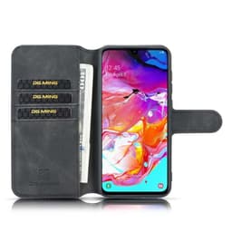DG-Ming Lompakkokotelo 3-kortti Samsung Galaxy A70 (SM-A705F)  - musta