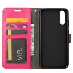 Lompakkokotelo 3-kortti Samsung Galaxy A7 2018 (SM-A750F)  - pinkki