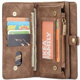 CaseMe Lompakkokotelo 11-kortti Samsung Galaxy A40 (SM-A405F)  - ruske