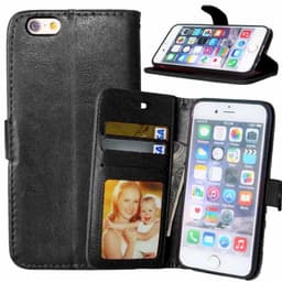 Lommebokdeksel 3-kort Apple iPhone 6, 6S  - Svart
