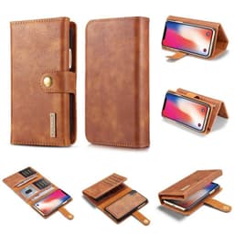 Multi Wallet Tri-Fold 12-kort Apple iPhone X / Xs   - brun