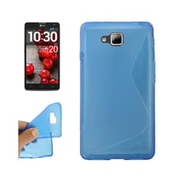 S-Line Silicone Cover til LG Optimus L9 II (D605) : farve - blå