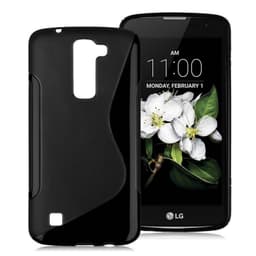 S-Line Silicone Cover til LG K7 (K332) : farve - sort