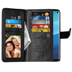 Dobbeltflip Flexi 9-kort Samsung Galaxy S10 (SM-G973F)  - Svart