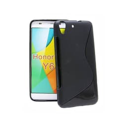 S-Line Silicone Cover til Huawei Y6 2015 (SCL-L01) : farve - sort