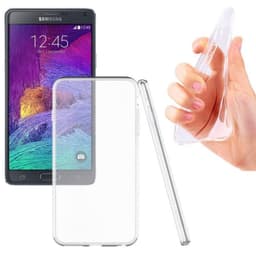 Silikone cover transparent Samsung Galaxy Note 4 (SM-N910F)