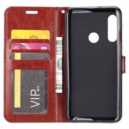 Lommebokdeksel 3-kort Samsung Galaxy A20e (SM-A202F)  - brun