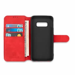 DG-Ming Lommebokdeksel 3-kort Samsung Galaxy S10E (SM-G970F)  - RØD