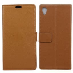 Lompakkokotelo 2-kortti Sony Xperia XA1 Ultra (G3221)  - ruskea