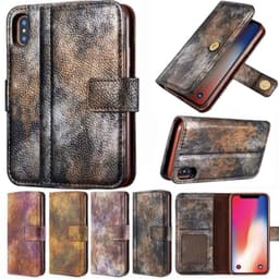 Lommebok forest vintage Apple iPhone X / Xs  - Svart