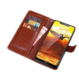 Mobilplånbok 3-kort Nokia 8.1 2018 (TA-1128)  - Brun