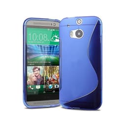 S Line silikon skal HTC ONE M8 Blå