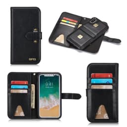 BRG lommebok 2i1 6-kort Apple iPhone X / Xs  - Svart