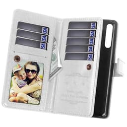 Lompakkotelo Flexi 9-kortti Samsung Galaxy A9 2018 (SM-A920F)  - valko
