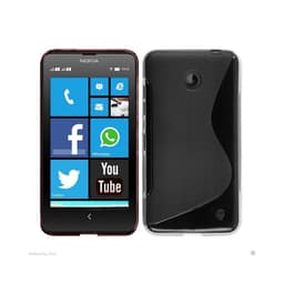 S-Line Silicone Cover til Nokia Lumia 630/635 (RM-976) : farve - sort