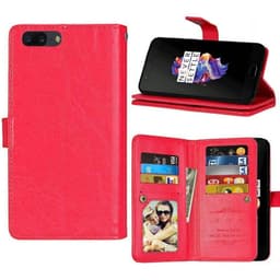 Dobbelt Flip Flexi 9-kort OnePlus 5 (A5000)  - rød