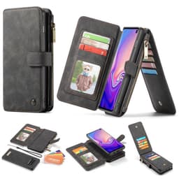 Multi Lommebok 14-kort Samsung Galaxy S10 (SM-G973F)  - Sort / grå