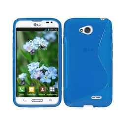 S-Line Silicone Cover til LG L70 / L65 (D280) : farve - blå
