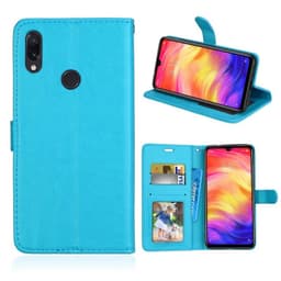 Lommebokdeksel 3-kort Xiaomi Redmi Note 7 (6,3 ")  - Lyse blå