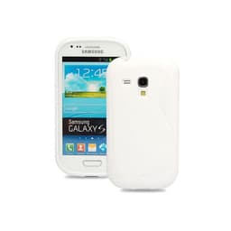 S Line silikon skal Samsung Galaxy S3 Mini (GT-i8190) Vit