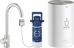 Grohe Red II Mono C med kogende vand (børstet krom)