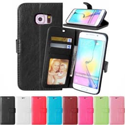 Lompakkokotelo 3-kortti Samsung Galaxy S6 Edge (SM-G925F)  - violetti