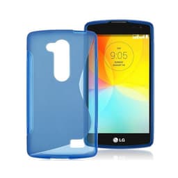 S-Line Silicone Cover til LG L Fino (D290N) : farve - blå