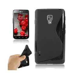 S-Line Silicone Cover til LG Optimus L7 II (P710) : farve - sort