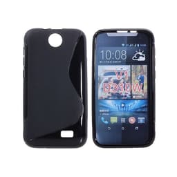 S-Line Silicone Cover til HTC Desire 310 : farve - sort