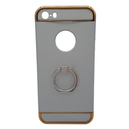 Ring deksel 3i1 Apple iPhone 5, 5S, 5SE  - Sølv