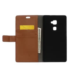 Lommebokdeksel 2-kort Huawei Mate S (CRR-L09)  - brun