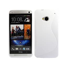 S Line silikon skal HTC ONE M7 (802w) Vit