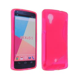S-Line Silicone Cover til LG Nexus 5 (E980) : farve - lyserød
