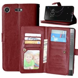 Dobbeltflip Flexi 9-kort Sony Xperia XZ1 Compact (G8441)  - brun