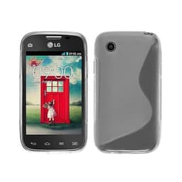 S-Line Silicone Cover til LG L40 (D170) : farve - gennemsigtig
