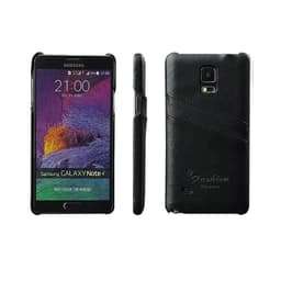 Retro Cover 2-kort Samsung Galaxy Note 4 (SM-N910F) : farve - Mørkegrå