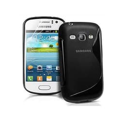 S Line silikon skal Samsung Galaxy Fame (GT-s6810) Svart