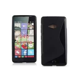 S-Line Silicone Cover tilcover Microsoft Lumia 540 (RM-1141) : farve - sort