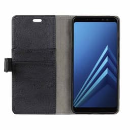 Mobilplånbok 2-kort Samsung Galaxy A8 Plus 2018 (SM-A730F)  - Svart
